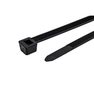 370x7.6mm Black Nylon Cable Ties